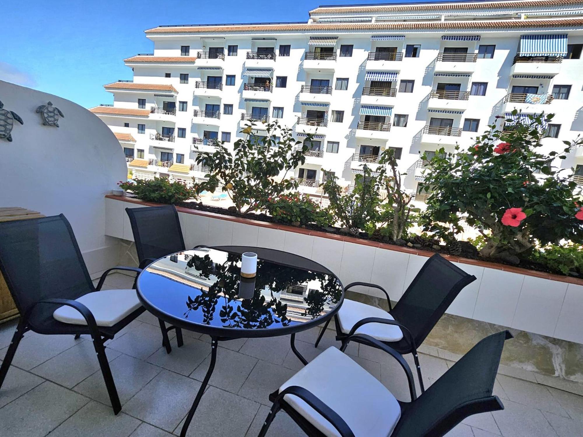 Аппартаметы Seguro De Sol Playa De La Arena Puerto de Santiago  Esterno foto