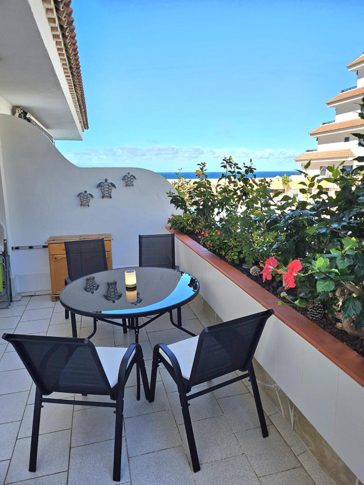 Аппартаметы Seguro De Sol Playa De La Arena Puerto de Santiago  Esterno foto